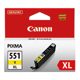 Canon Tintenpatrone CLI-551XL Y