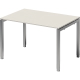 Bisley Schreibtisch Cito 1.200 x 650-850 x 800 mm (B x H x T) grauweiß