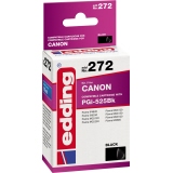 edding Tintenpatrone Kompatibel mit Canon PGI-525BK schwarz