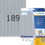 HERMA Typenschildetikett SPECIAL 25,4 x 10 mm (B x H) 25 Bl./Pack.