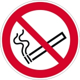 Hinweisetikett 100 mm Rauchen Verboten