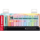STABILO® Textmarker BOSS® ORIGINAL Pastel 15 St./Pack.