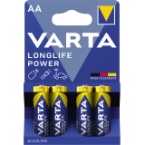 Varta Batterie Longlife Power AA/Mignon 2.970 mAh 4 St./Pack.