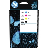 HP Tintenpatrone 932/933 schwarz, cyan, magenta, gelb 8,5 ml schwarz, 3 x 4 ml farbig