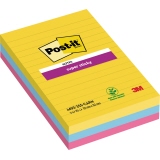 Post-it® Haftnotiz Super Sticky Notes Carnival Collection 101 x 152 mm (B x H)
