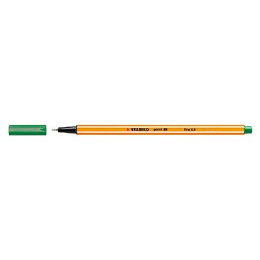 STABILO® Fineliner point 88® smaragdgrün Produktbild