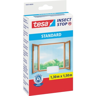tesa® Fliegengitter Insect Stop STANDARD 130 x 150 cm (B x H) weiß Produktbild