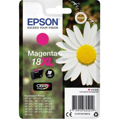 Epson Tintenpatrone 18XL magenta Produktbild pa_produktabbildung_1 L