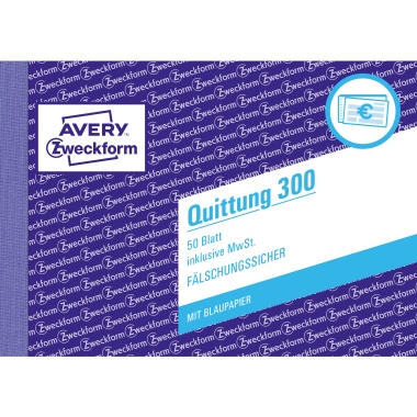 Avery Zweckform Quittung Produktbild