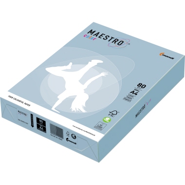 MAESTRO® Multifunktionspapier Color Pastell DIN A4 eisblau Produktbild