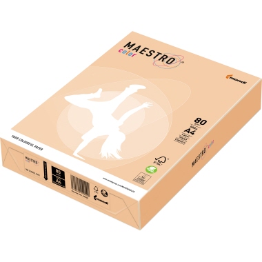 MAESTRO® Multifunktionspapier Color Pastell DIN A4 lachs Produktbild