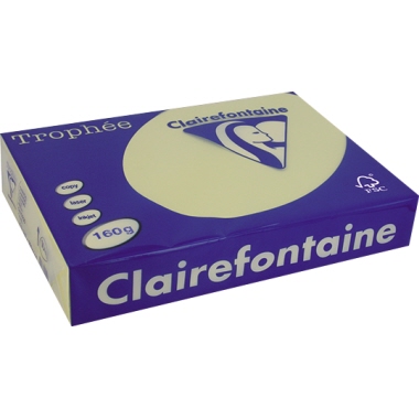 Clairefontaine Kopierpapier Trophée Color DIN A4 160 g/m² 250 Bl./Pack. chamois Produktbild