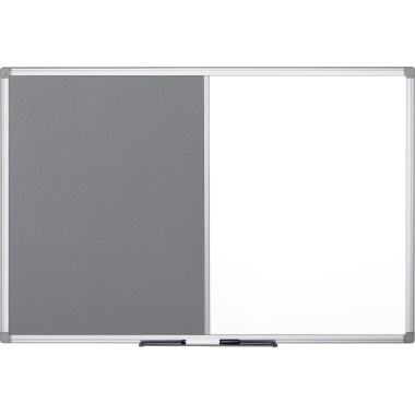 Bi-office Multifunktionstafel Maya 180 x 90 cm (B x H) grau, weiß Produktbild