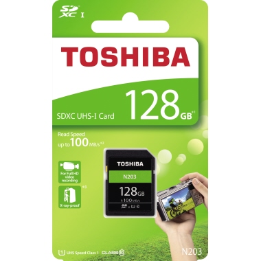 TOSHIBA Speicherkarte SDXC N203 128 Gbyte Produktbild pa_produktabbildung_2 L