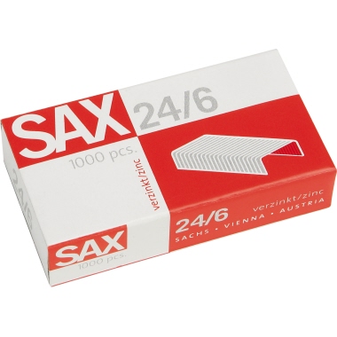 Sax Heftklammer 24/6 Metall, verzinkt Produktbild pa_produktabbildung_1 L