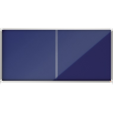 Nobo® Schaukasten Premium Plus 27 x DIN A4 blau Produktbild