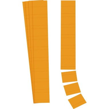 Ultradex Einsteckkarte Planrecord 6 x 3,2 cm (B x H) orange Produktbild