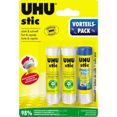 UHU® Klebestift stic 2 x 8,2 g/Pack. Produktbild pa_produktabbildung_1 L