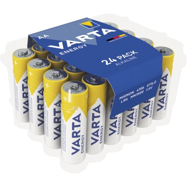 Varta Batterie Energy AA/Mignon 24 St./Pack. Produktbild