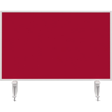magnetoplan® Tischtrennwand VarioPin 80 x 50 cm (B x H) rot Produktbild
