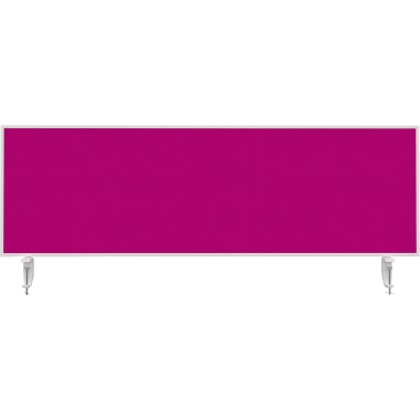 magnetoplan® Tischtrennwand VarioPin 160 x 50 cm (B x H) pink Produktbild