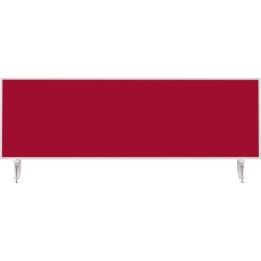 magnetoplan® Tischtrennwand VarioPin 160 x 50 cm (B x H) rot Produktbild