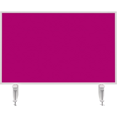 magnetoplan® Tischtrennwand VarioPin 80 x 50 cm (B x H) pink Produktbild