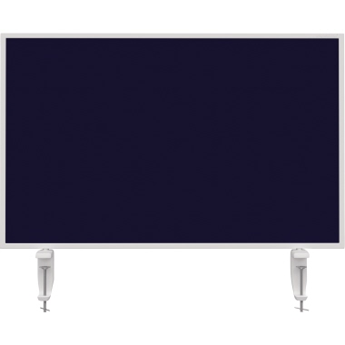 magnetoplan® Tischtrennwand VarioPin 80 x 50 cm (B x H) dunkelblau Produktbild