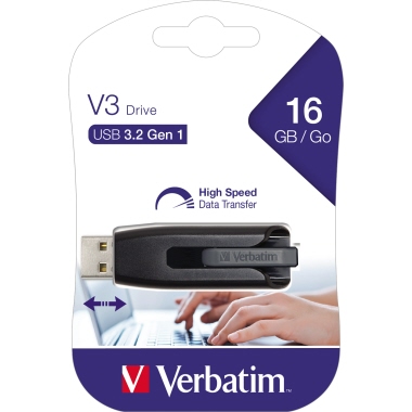 Verbatim USB-Stick Store 'n' Go V3 16 Gbyte Produktbild pa_produktabbildung_1 S