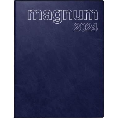 rido/idé Buchkalender magnum 2024 dunkelblau Produktbild