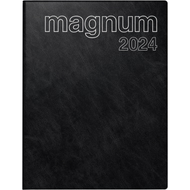 rido/idé Buchkalender magnum 2024 schwarz Produktbild pa_produktabbildung_1 L