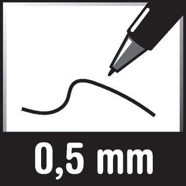 Parker Tintenrollermine QUINK 0,5 mm Schachtel schwarz Produktbild pi_pikto_1 pi