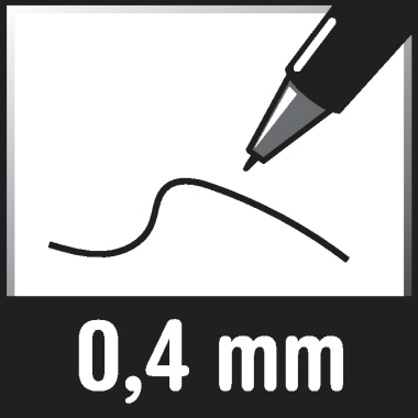 BIC® Kugelschreibermine refill X-smooth schwarz Produktbild pi_pikto_2 pi