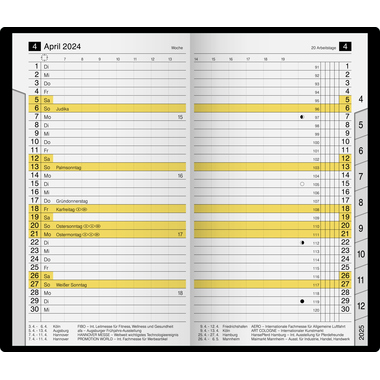 rido/idé Taschenkalender M-Planer 2024 Produktbild pa_produktabbildung_2 L