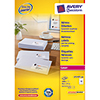 Avery Zweckform Weiße Adressetiketten 