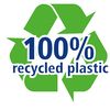 100 % recycled plastic