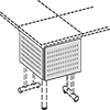 Geramöbel Anbauelement Mailand 