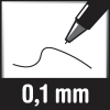 Strichstärke 0,1 mm