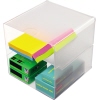 Deflecto® Organisationsbox Cube 2 Fächer