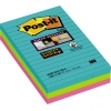 Post-it® Haftnotiz Super Sticky Notes Miami Collection 101 x 152 mm (B x H) liniert A010477J