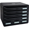 Exacompta Schubladenbox STORE-BOX Mini Black Office schwarz A010949N