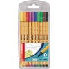 STABILO® Fineliner point 88® 10 Farben 10 St./Pack. A011439C