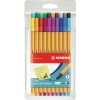 STABILO® Fineliner point 88® 20 Farben 20 St./Pack. A011439D