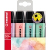 STABILO® Textmarker BOSS® ORIGINAL Pastel 4 St./Pack. A012662B