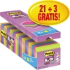 Post-it® Haftnotiz Super Sticky Notes Bangkok Collection Promotion 24 Block/Pack.