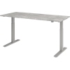 Hammerbacher Schreibtisch 1.800 x 700-1.200 x 800 mm (B x H x T) beton