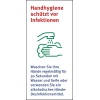 Hinweisschild Handhygiene schützt vor Infektion A012836F