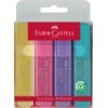Faber-Castell Textmarker Textliner 46 Superfluorescent + Pastell 4 St./Pack. A012959S