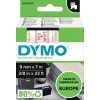 DYMO® Schriftbandkassette D1 9 mm x 7 m (B x L) rot A013233O