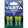 Varta Akku Recharge Accu Power AA/Mignon 4 St./Pack. A013511D